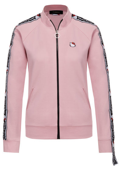 PINKO X HELLO KITTY LIGHT PINK TRACK JACKET SIZE S SMALL