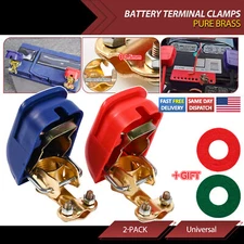Car Quick Release 2Pcs Battery Disconnect Terminals Clamps Connectors Tool 12V