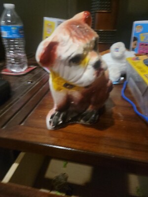 1940's Chalkware Dog-Carnival Prize-Vintage | eBay