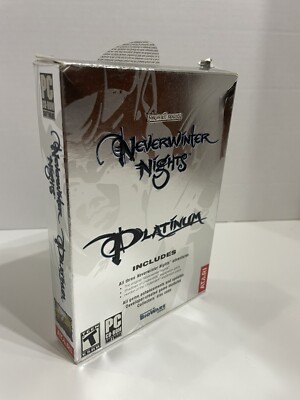Neverwinter Nights Platinum CD-ROM Edition Complete In Box CIB With Manual