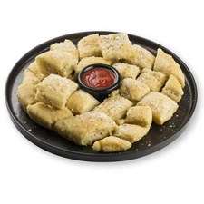 14" Round Melamine Tray Brown