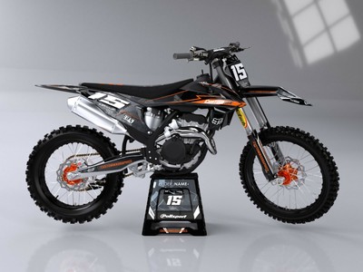 CustomMX - Grafikkit: Passt KTM SX SXF EXC 85 125 150 250 300 350 450 Modelle