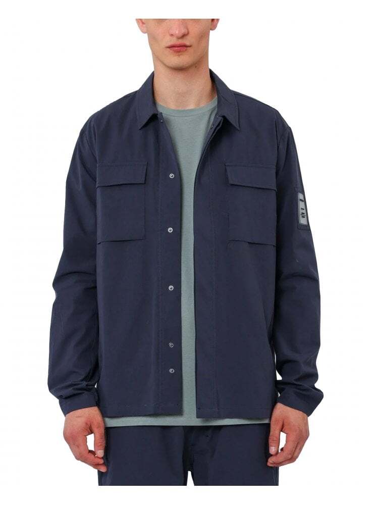 Верхняя рубашка Religion Baumwolle Terrasse цвета индиго 25090₽