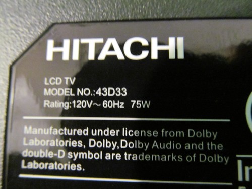 HITACHI 43D33 ~ Replacement Parts ~ Speakers - Picture 2 of 7