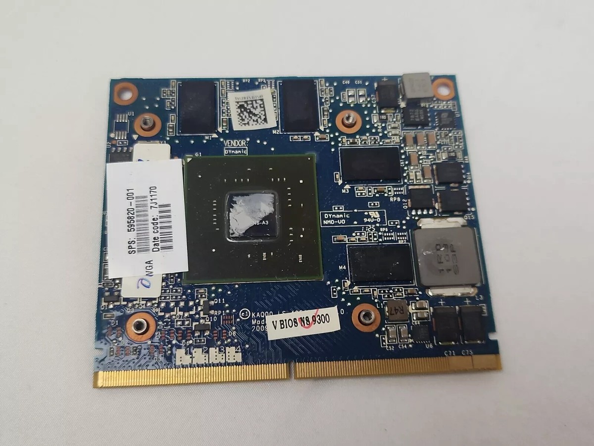 NVIDIA NVS 5100M 1GB Video Graphic Card Adapter 595820-001 HP Elitebook  8540p