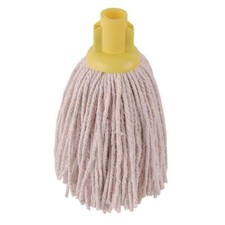 2Work 12oz PY Smooth Socket Mop Yellow Pack of 10 PJYY2320I