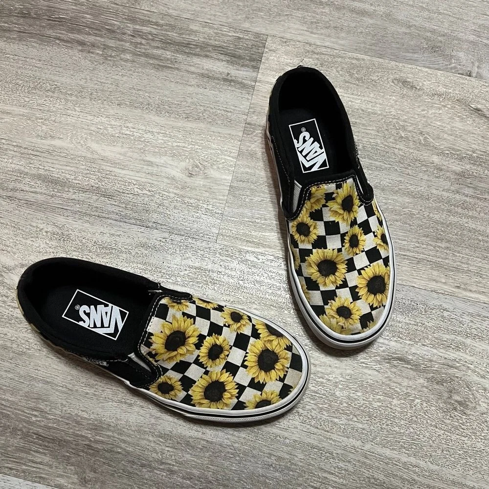 Vans quadri girasole donna taglia 5