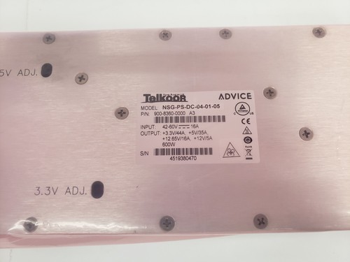 Telkoor Harmonic NSG-PS-DC-04-01 900-8360-0000 NSG DC Power Supply - Picture 7 of 18