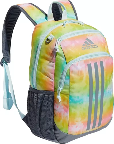 Mochila Adidas Back to School BTS Creator, Arco Iris Lavado en Piedra/Gris/Casi Azul