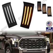 For Toyota Tundra 2022-2023 LED DRL Daytime Running Driving Light w/Turn Signal