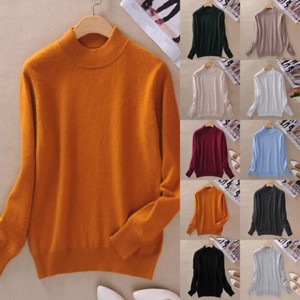 Women-Cashmere-Sweater-Autumn-Winter-Knitted-Turtleneck-Pullover-Warm-Jumper-US