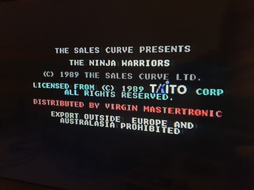 Ninja Warriors - Virgin Games - Commodore 64 (Tested ✔️) 1️⃣🟩 - Afbeelding 13 van 15