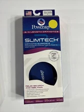 Powerstep SlimTech 3/4 Length Orthotic Shoe Insoles size F M12-13.5, W14-15.5