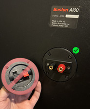 Drop-In Banana Terminal Cup Replacement for Boston Acoustics A-Series Speakers