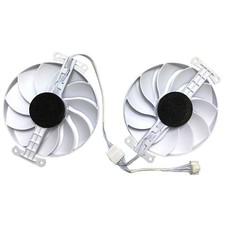 Graphics Card Cooling Fan Graphics Card Parts for ASUS RTX4060 4060ti DUAL WHITE