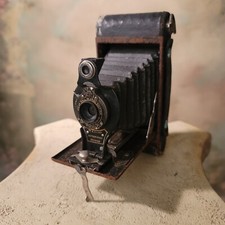 Kodak No. 2 Folding Autographic Brownie Camera Vintage For Display Non-working