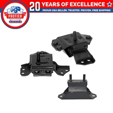 Fits 1996-1998 Ford Mustang 3.8L Motor & Trans Mount Set