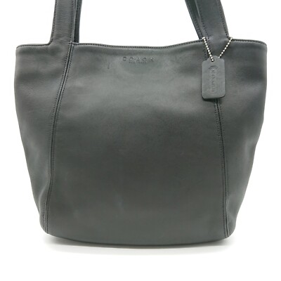 COACH Shoulder Bag Tote Bag 4181 Black Lexington Leather Dominican