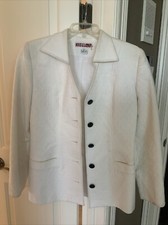 Christian Dior Women  s White Blazer - Irregular Outlet - Size 2