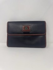 Vintage Maronie Italy Leather Clutch Bag Style 7813 1970s 10  x7.5  