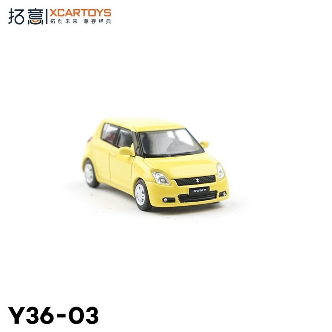XCARTOYS 1/64 Scale Suzuki Swift Gen.1 Yellow Diecast Car Model