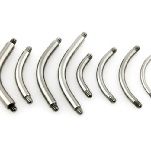 Body Jewelry Replacement Parts 10pk 316L Surgical Steel Curved Bars eBay