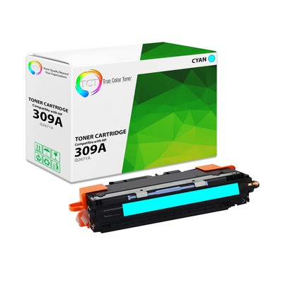 TCT Cyan Q2671A 309A Toner Cartridge For HP Color LaserJet 3500 3550