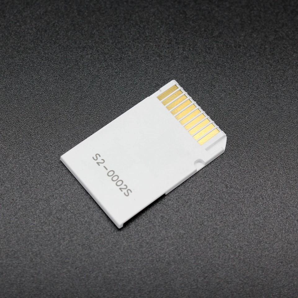 For Sony PSP 2 Slot MicroSD to Memory Stick MS Pro Duo Card Adapter - Image 2 of 3