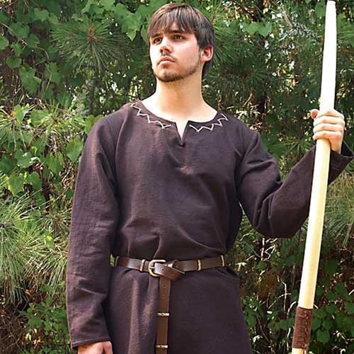 Renaissance Huntingdon Brown Under Tunic - Picture 2 of 2