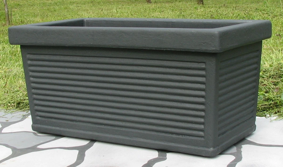 Fioriera Giardino A Recinzione Nera 70x70x70 Cm Massello Pino CFW87262 - Foto 11