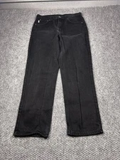 Carhartt Jeans Mens 34x32 Black Relaxed Fit Made in USA Workwear UB177 BLK