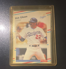 Fleer 1988 Update Kirk Gibson #U-93 Los Angeles Dodgers Baseball Card