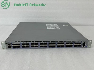 Arista DCS-7060CX-32S-F 32x100GbE QSFP & 2x 10GbE SFP+ Ports Switch F-R Air 2PSU