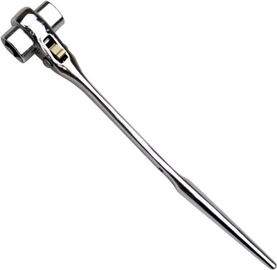 19mm / 22mm Scaffold Podger Ratchet Spanner Socket Wrench Silver