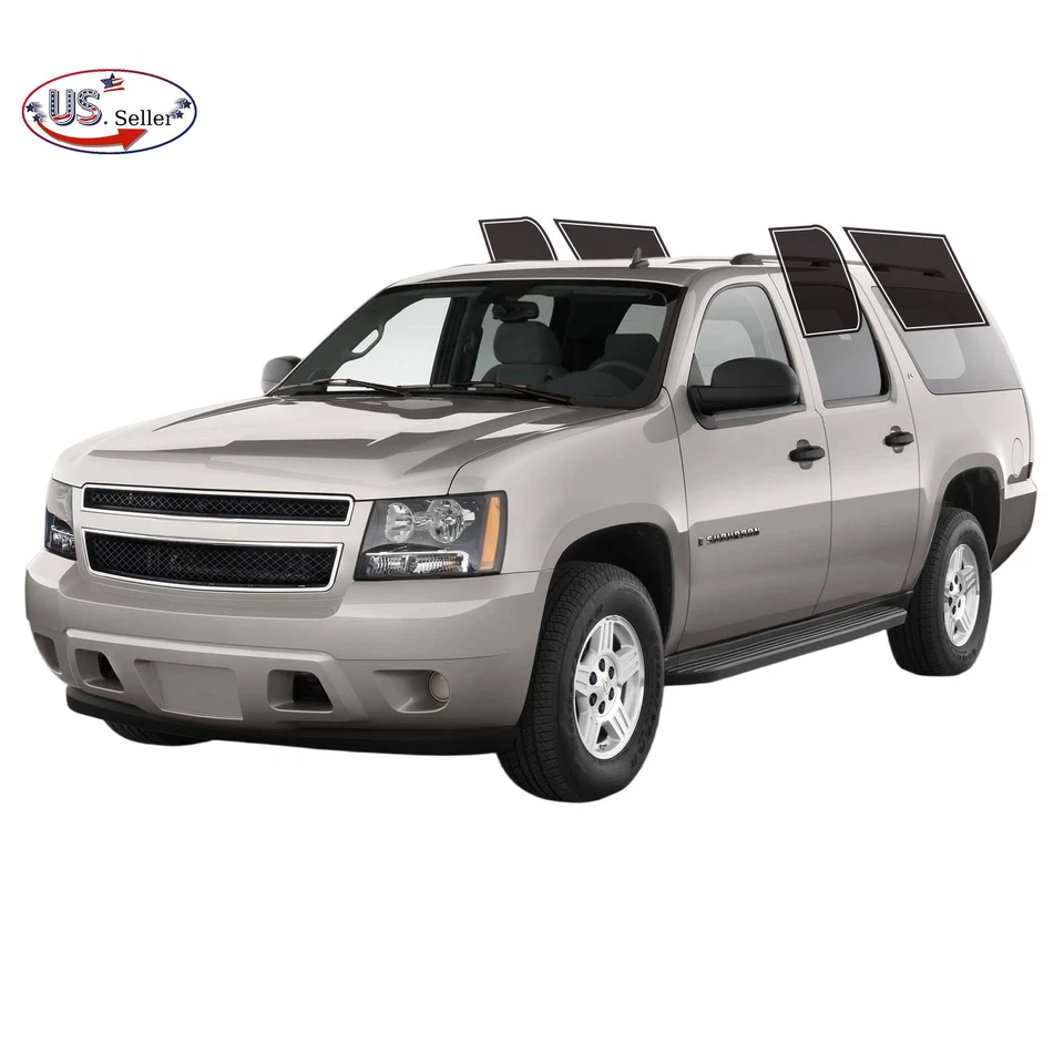 Kit de película de tinte de ventana de 2 capas precortada personalizada computarizada para Chevy Suburban 2007-14 Foto 3 de 4