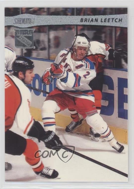 2001-02 Topps Stadium Club Brian Leetch #34 HOF 8d2