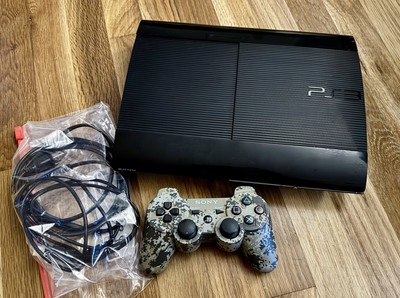 Sony PS3 Super Slim Console with Controller and Cables - WORKS GREAT