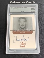 1998-99 Upper Deck Century Legends Jerry West Epic Signatures Auto BGN AU/10