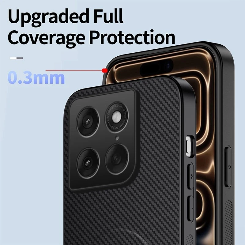 For Motorola Signature Edge70 Pro 60 Fusion Carbon Fiber Skin Magnetic StandCase - Picture 6 of 15