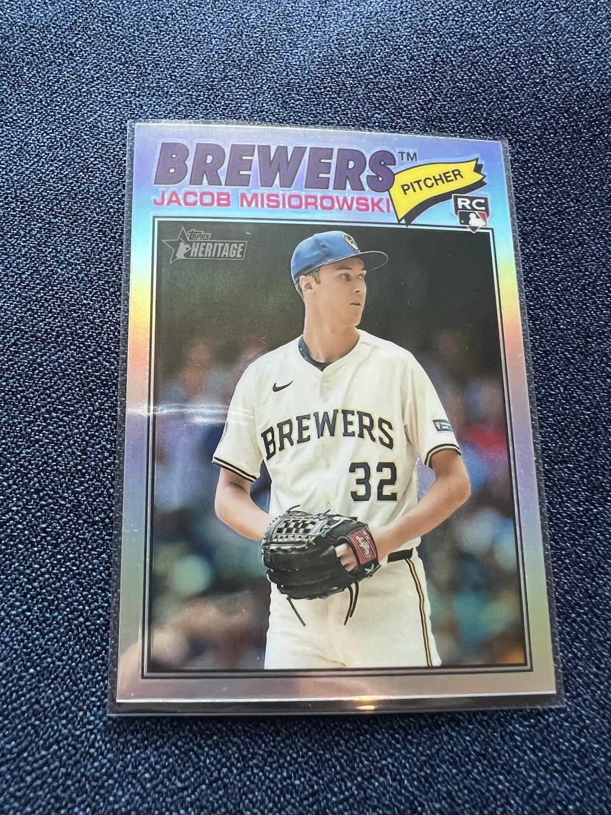 2026 Topps Heritage - Jacob Misiorowski #144 Chrome Refractor (RC)