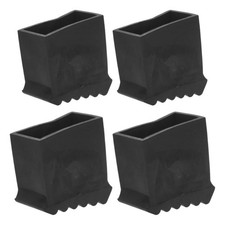  4pcs Rubber Ladder Pads: Ladder Feet Covers Step Stair Foot Pads Leg Caps - Non
