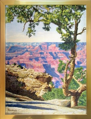 Limited Edition Print Grand Canyon Mountains Landscape Fine Art 16''x12'' Framed