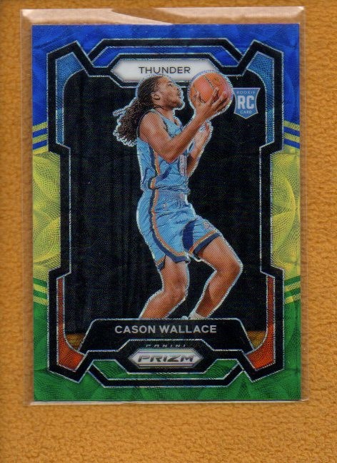Cason Wallace 2023-24 Panini Prizm Rookie Choice Blue Yellow Green Prizm #139