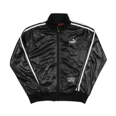 Puma Chile 62 Trainigsjacke Trackjacket Schwarz Silber Vintage
