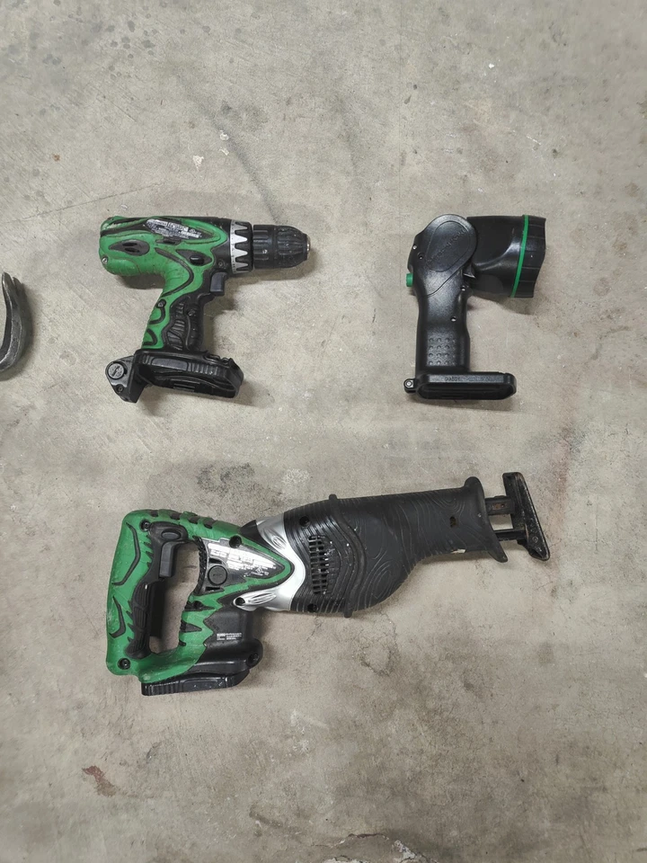 Hitachi 18V Cordless Drill, saw,  light, no Batteries charger CR18DL DS18DFL - Image 2 of 4