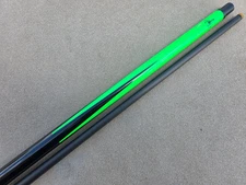 Scorpion SCO123 Pool Cue, 12.4mm Carbon Fiber Shaft, Green, FREE Predator Chalk