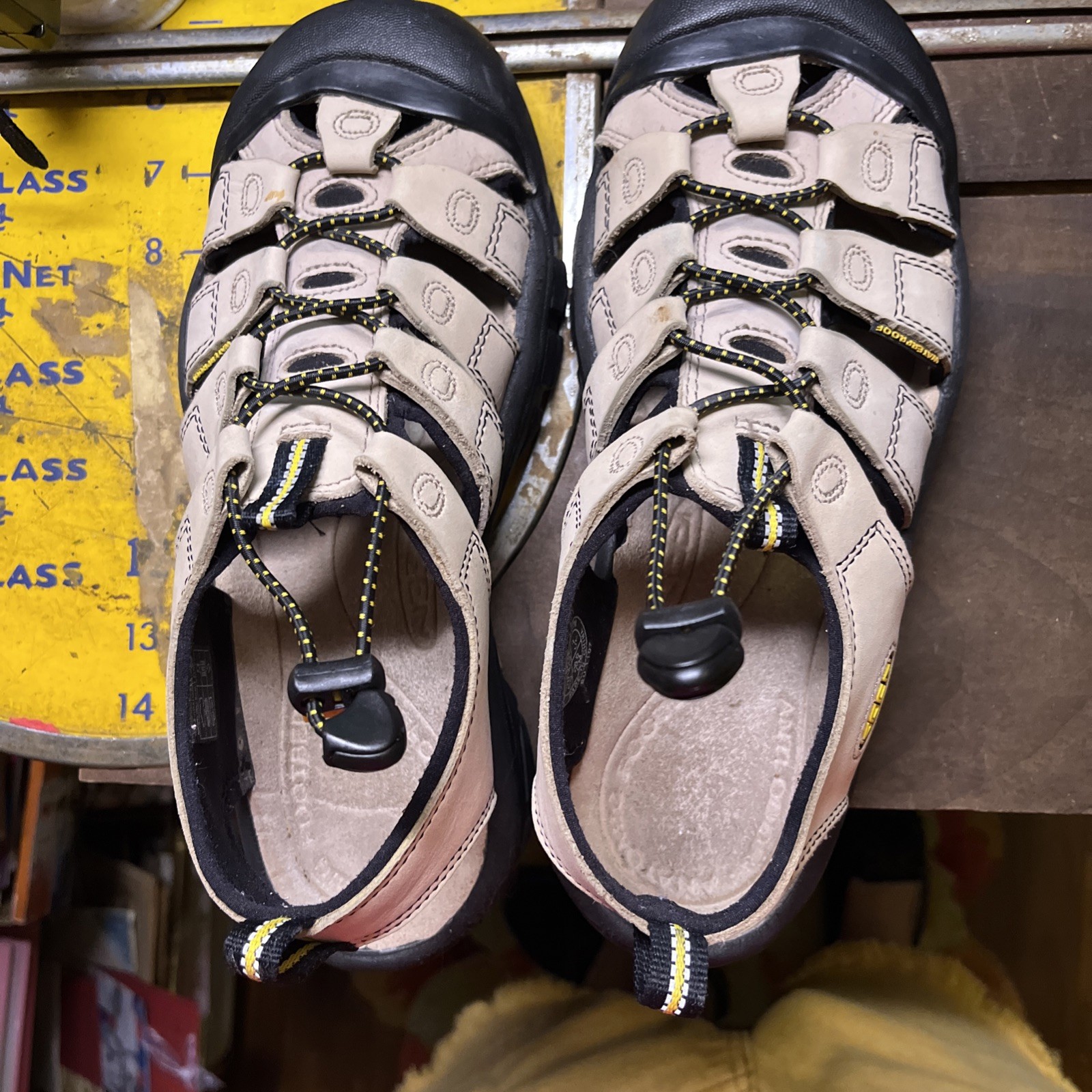 Sandali Keen donna Newport H2 cammello beige acqua outdoor punta chiusa taglia 9 5