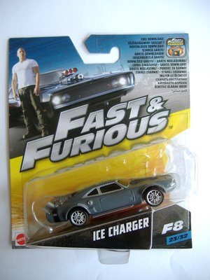 FAST & FURIOUS ICE CHARGER F8 ワイルドスピード Mattel Fast and Furious Ice Charger F8 23 of 32 Collectible Car
