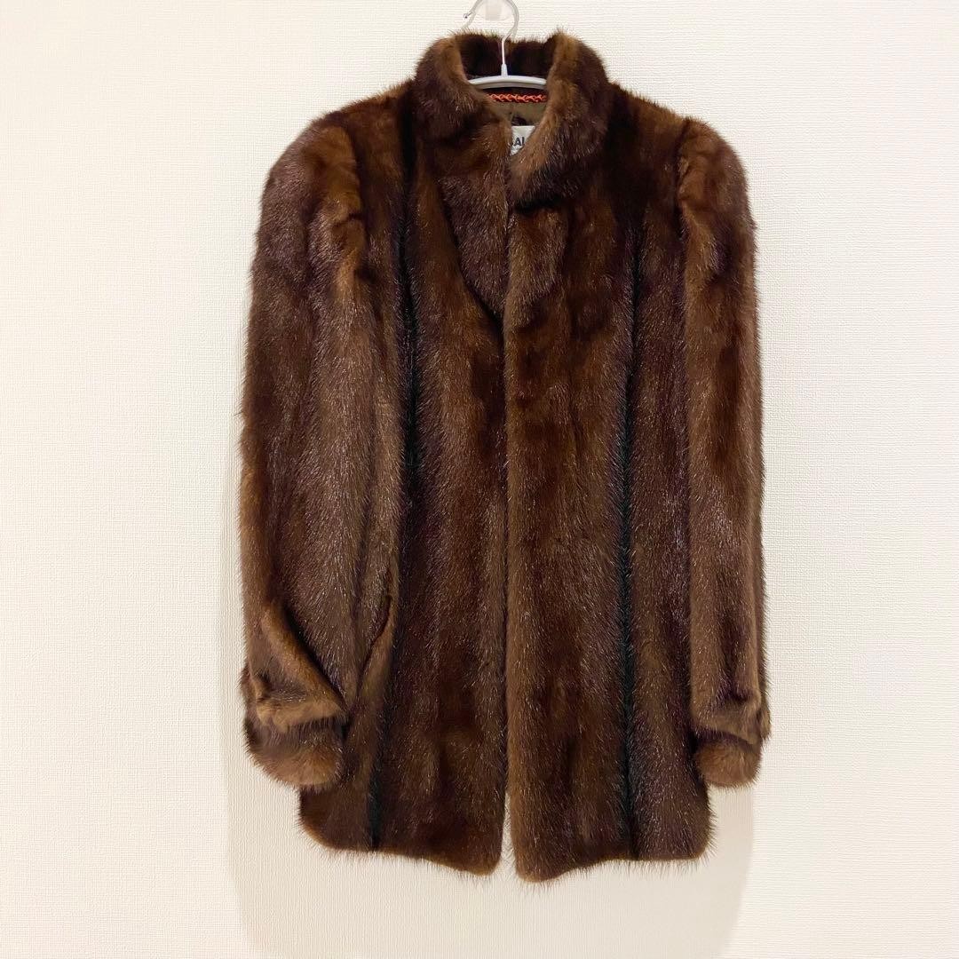 SAGA MINK MESSALA mink coat, luxury fur coat USED From Japan