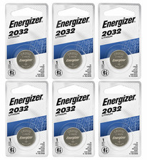 Energizer ECR2032BP 2032 3V Lithium Batteries EXP 03/2033 Lot Of 6 NEW 